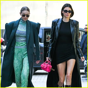 KENDALL JENNER and HAILEY BIEBER at Goyard in Beverly Hills 02/29