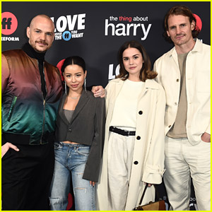 Cierra Ramirez, Maia Mitchell & 'Good Trouble' Cast Support EP Peter Paige at 'The Thing About Harry' Premiere