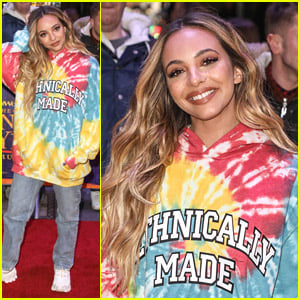 Jade Thirlwall Wears Colorful Sweater To 'Prince of Egypt' Opening Night