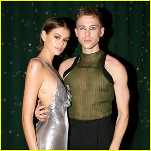 Kaia Gerber's BFF Tommy Dorfman Supports Her at Jimmy Choo Event!