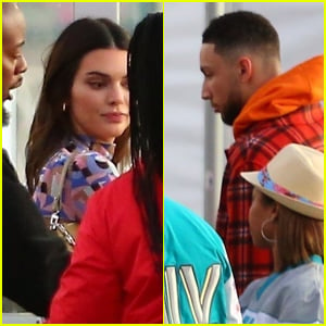 Kendall Jenner Joins Boyfriend Ben Simmons at Super Bowl 2020 in Miami