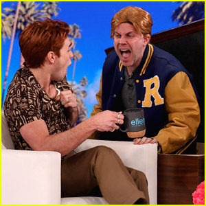 KJ Apa Gets Scared By His 'Riverdale' Character Archie On 'The Ellen Show' - Watch Now!