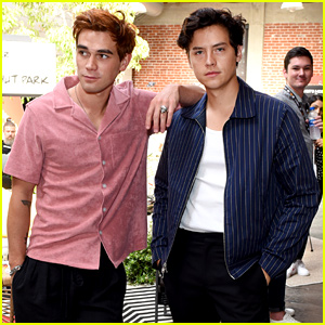 KJ Apa Says He Sold Cole Sprouse's Used Under-Eye Masks to Joe Keery