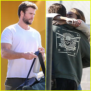 Liam Hemsworth's Girlfriend Gabriella Brooks Joins Him at the Gym