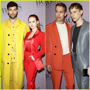 Madelaine Petsch Surrounds Herself With Friends at Boss Fashion Show In Milan