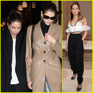 Ashley Benson & Kaia Gerber Go To Dinner Together In Between Fashion Shows