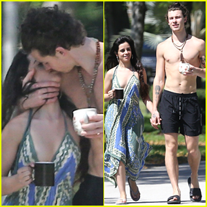Camila Cabello & Shawn Mendes Engage in Some Quarantine PDA!