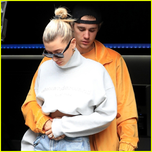 Justin Bieber Cozies Up to Wife Hailey on His Birthday!