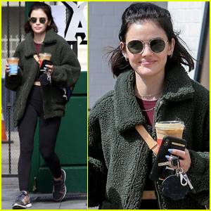 Lucy Hale Gets Some Fresh Air During Coronavirus Social Distancing