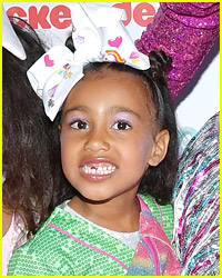 North West Performs at Dad Kanye West's Yeezy Fashion Show In Paris