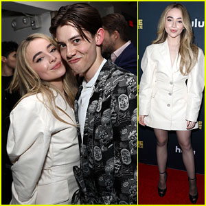 Sabrina Carpenter & Griffin Gluck Pose for Cute Couple Photos at His Premiere!