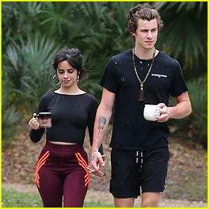 Shawn Mendes Holds Hands with Camila Cabello on Their Morning Stroll