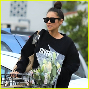 Shay Mitchell Makes Grocery Run With Her Family During Coronavirus Concerns