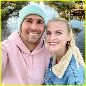 James Maslow & Caitlin Spears Ring In One-Year Anniversary With Sweet Posts