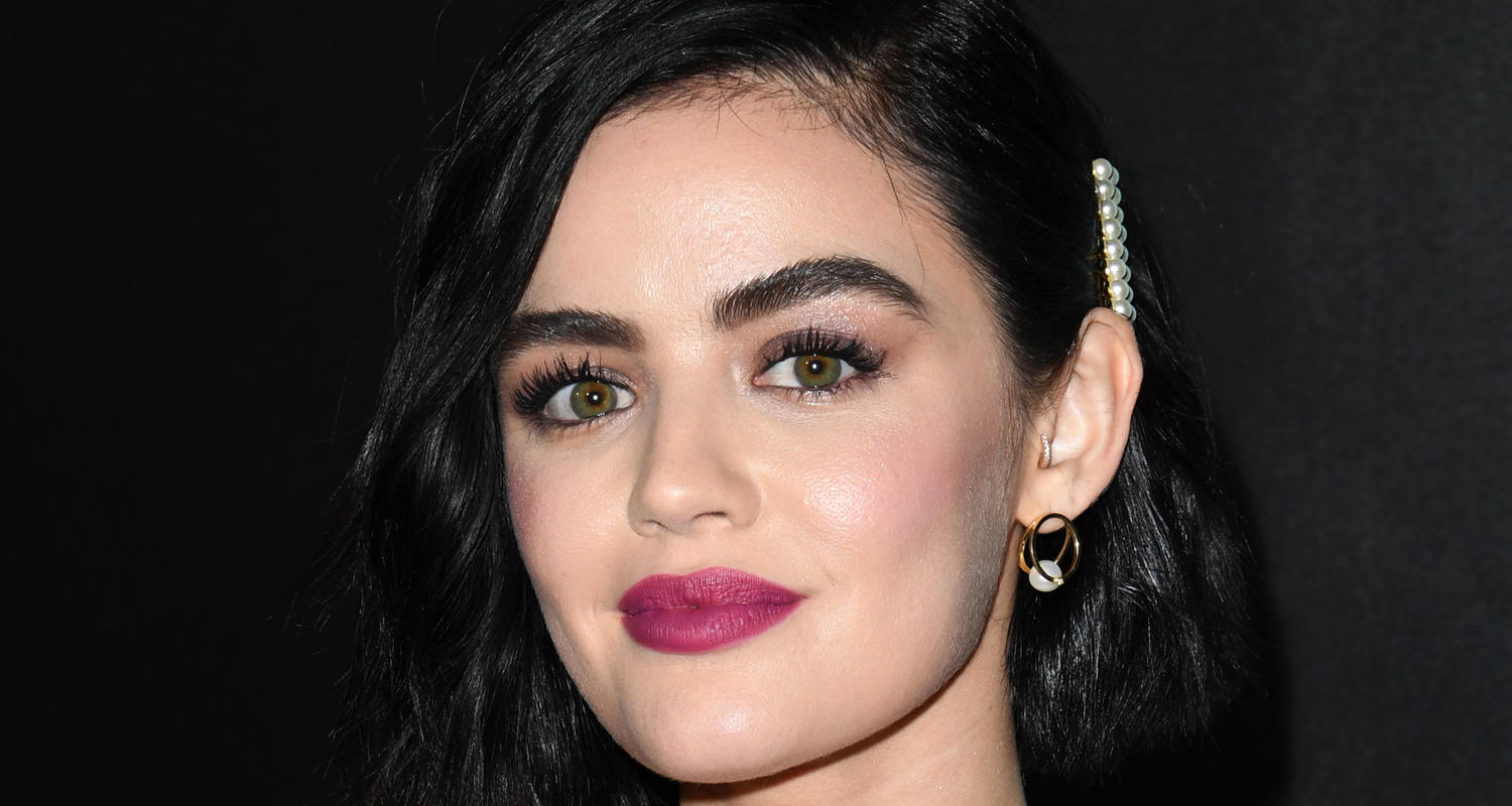 Lucy Hale Shares Super Cute Boomerang With Dog Elvis For Easter | Annie ...