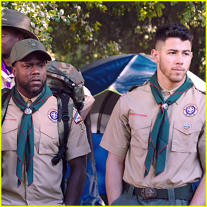 Nick Jonas Becomes a Boy Scout For a Day With Kevin Hart (Video)