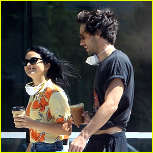 Camila Mendes Picks Up Coffee To Go With Grayson Vaughan