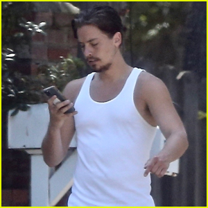 Cole Sprouse Rocks a Tank Shirt for Afternoon Workout!