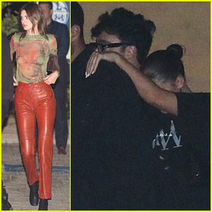 Kylie Jenner Joins Sister Kendall Jenner For Dinner Out With Friends