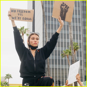 Madison Beer Joins George Floyd Protests in LA