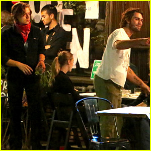 KJ Apa & 'Riverdale' Co-Stars Gather for Friday Night Dinner in L.A.