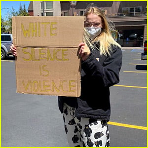 Joe Jonas & Sophie Turner Attend a Black Lives Matter Protest