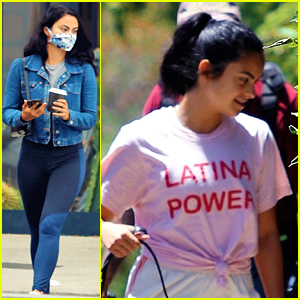 Camila Mendes Wears Latina Power T-Shirt After 'Twenty-Sixeñera' Birthday Party