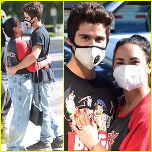 Demi Lovato & New Fiance Max Ehrich Look So Cute Together in Beverly Hills!