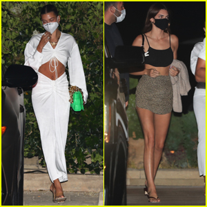 Hailey Bieber & Kendall Jenner Enjoy a Night Out at Nobu!, Hailey Bieber,  Kendall Jenner