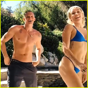 Miley Cyrus & Cody Simpson Show Off Their Dance Moves In New TikTok Video!