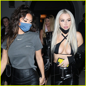 Tana Mongeau Holds Hands With Francesca Farago After Sunday Night Dinner