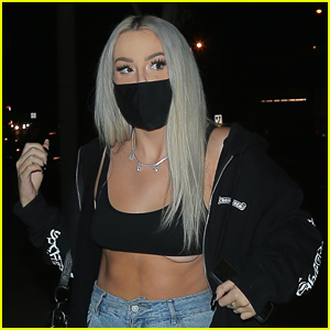 Tana Mongeau Shows Off Abs While Out to BOA Steakhouse