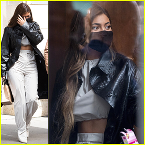 Kylie Jenner Does Some Luxury Shopping During Trip to Paris