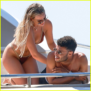 Perrie Edwards & Alex Oxlade-Chamberlain Have Fun In The Sun In Spain!