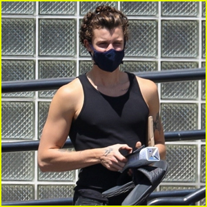 Shawn Mendes Heads Home After a Day at the Studio