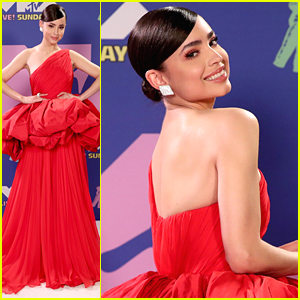 Sofia Carson Is a Vision In Red at MTV VMAs 2020