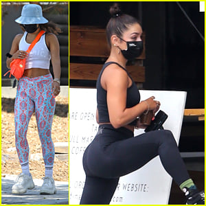 Stylish Gym Outfit: Vanessa Hudgens Shows Off Her Enviable Abs and Legs