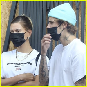 The Biebers Stay Safe While Out on Their Anniversary!
