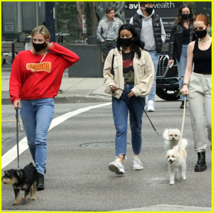 Lili Reinhart Goes On Birthday Dog Walk With 'Riverdale' Besties