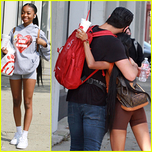 Skai Jackson Shares Hug With Partner Alan Bersten After ‘DWTS ...