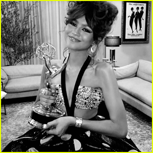 Zendaya Dishes On Her Historic Emmy Win, Says She's 'On Cloud Nine'