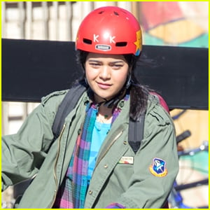 Iman Vellani Seen On 'Ms. Marvel' Set For The First Time (Photos)