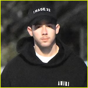 Nick Jonas Reps His Production Company While Out In London