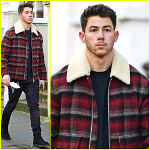 Nick Jonas Shows Off Winter Street Style In London