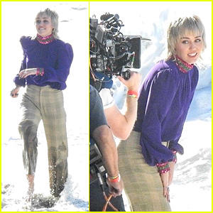 Miley Cyrus Hits the Beach in Malibu for Video Shoot!