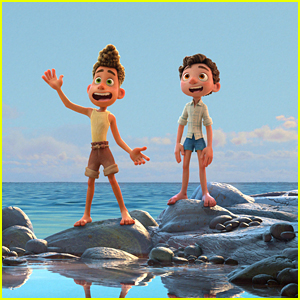 LUCA, from left: Giulia Marcovaldo (voice: Emma Berman), Luca Paguro  (voice: Jacob Tremblay), Alberto Scorfano (voice: Jack Dylan Grazer), 2021.  © Disney + / Courtesy Everett Collection Stock Photo - Alamy