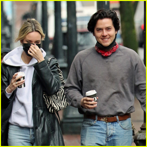 Cole Sprouse Enjoys a Morning Coffee Stroll With Reported New GF Ari Fournier