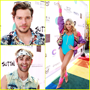 Dominic Sherwood, Jack Griffo & More Get In The 80s Spirit For Cassie Scerbo's Birthday!
