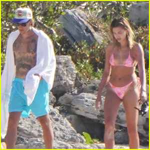 Hailey & Justin Bieber Jetted To Turks & Caicos For Mini Getaway