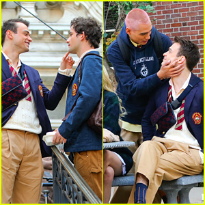 Thomas Doherty Shares Cute Moments With Co-Stars While Filming 'Gossip Girl'